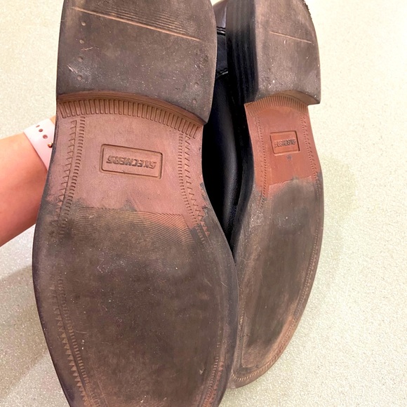 Sketchers laced black mens dress shoes - Picture 5 of 5